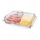 Porta frios classic 20cm Vidro